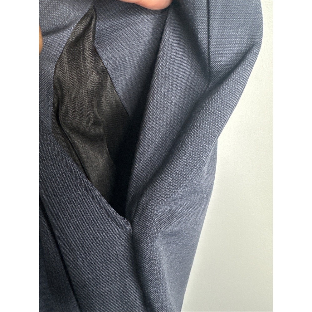 Michael Kors Dress Pants Mens 33Wx30L Blue Dress Pants Classic Slacks - Picture 4 of 15